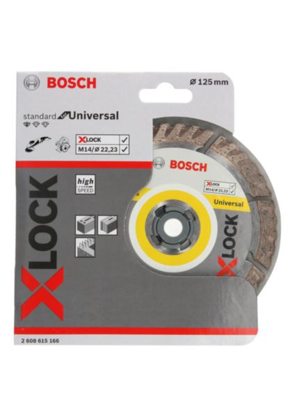 Image principale de Disque D Pro Universal X-Lock 125x22,23 mm Réf. 2608615166