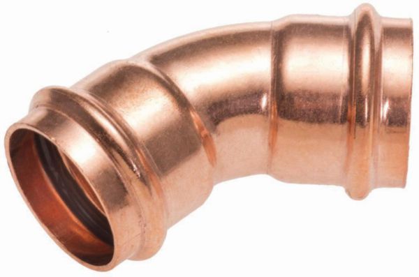 Coude 45 Altech à sertir cuivre femelle femelle diamètre 18 mm sachet de 2 pièces