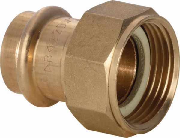 Raccord Altech à sertir écrou tournant diamètre 28 x 1.1/4 fer cuivre sachet de 2 pièces