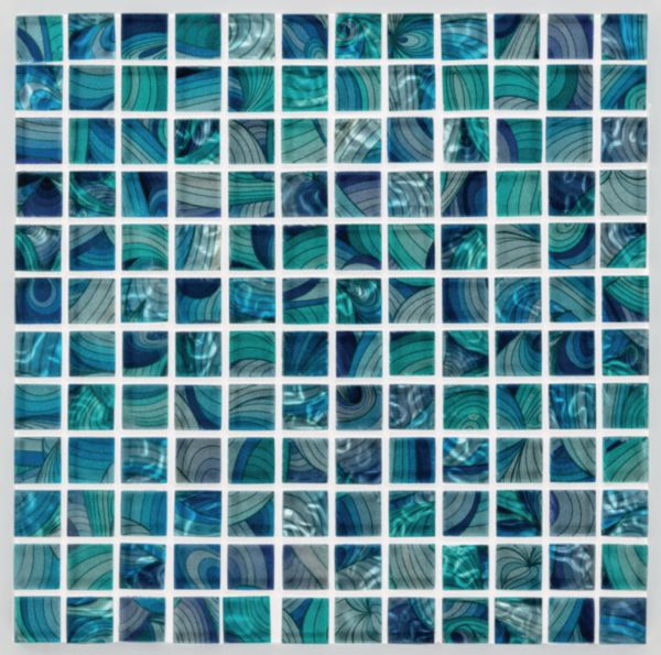 Verre Bärwolf Translucent rainbow mix mosaïque 29,8 x 29,8 cm Réf. GL-18000