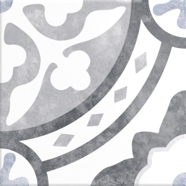 Grès cérame Cinca Héritage Porto P1 gris bleu épaisseur 0,8 cm 20 x 20 cm Réf. 9216 P1