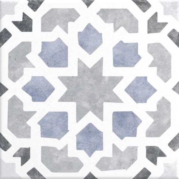 Grès cérame Cinca Héritage Porto P7 gris bleu épaisseur 0,8 cm 20 x 20 cm Réf. 9217 P7