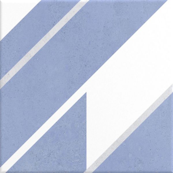 Grès cérame Cinca Héritage Lisboa L3 bleu et jaune épaisseur 0,8 cm 20 x 20 cm Réf. 9224 L3