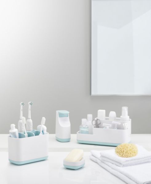 Brosse de toilette avec rangement FLEX PLUS blanc bleu Réf. 70507