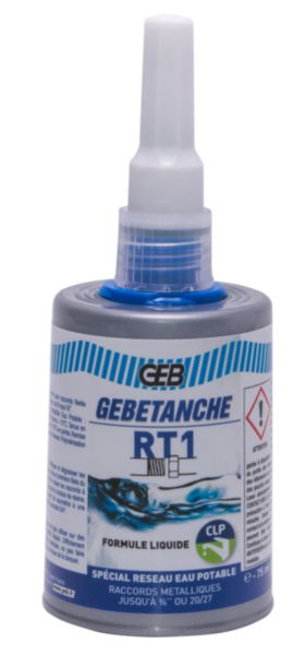 Image principale de Pâtes pour étanchéité Gebetanche RT1 flacon 75 ml Réf. 114670