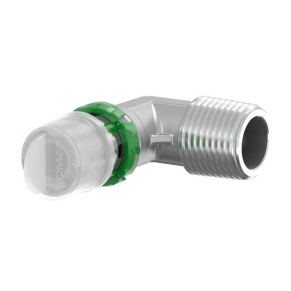 Coude mâle à visser 40x3,5 - 1''1/4 (x2) Réf. 7092GW40114