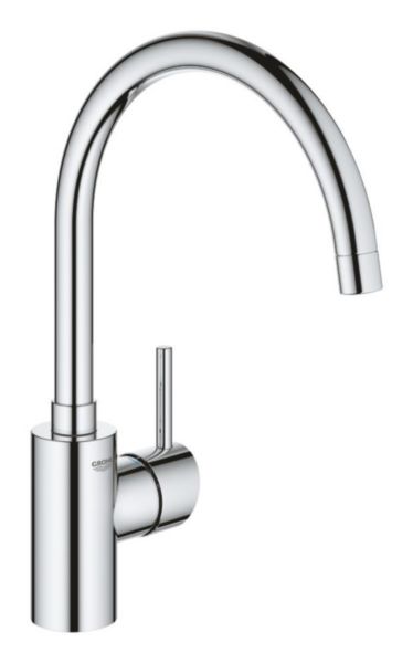 Mitigeur évier CONCETTO III, monocommande, bec haut orientable, avec coupure d'eau chaude, chromé Réf. 32662003