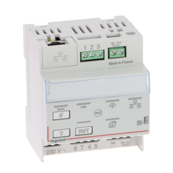 Legrand - Télécommande modulaire multifonctions connectée non polarisée IP pour bloc d'éclairage et alarme incendie Réf : 62520