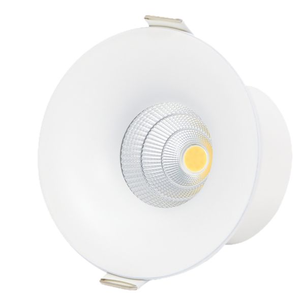 SALSA Spot 7W blanc recouvrable CTC 2700/3000/4000K RT2012 - Bague décorative en option Réf. SAL7WCTC