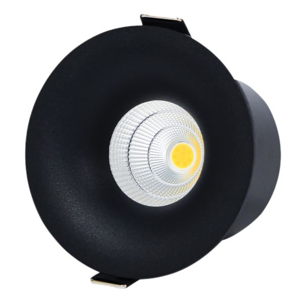 Spot encastrable LED Salsa - noir - 7 W - IP44 Réf. SAL7BCTC