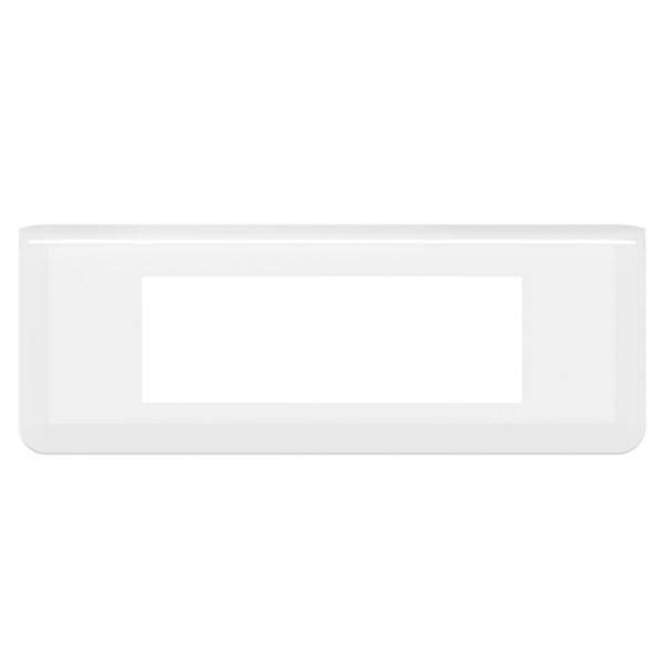 Legrand - plaque de finition horizontale Mosaic pour 6 Modules blanc Réf. 078816L