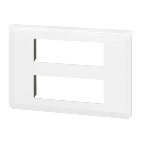 Legrand - plaque de finition Mosaic pour 2 x 6 Modules blanc Réf. 078836L