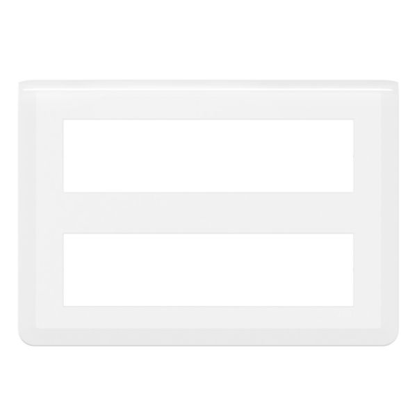 Legrand - plaque de finition Mosaic pour 2 x 8 Modules blanc Réf. 078837L
