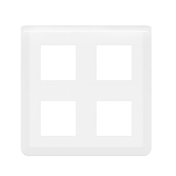 Legrand - plaque de finition Mosaic pour 2 x 2x2 Modules blanc Réf. 078838L