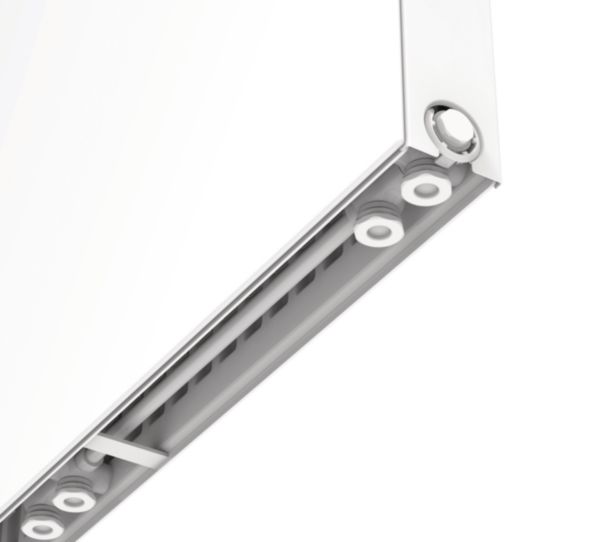 Radiateur eau chaude Altech horizontal 8 connexions dont 2 centrales façade plane Type22 Hauteur 700 Largeur 600 1109W