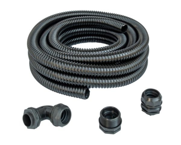 Kit de refoulement et d'aspiration 8 mètres diamètre 28 avec raccord 1 1 2 1 pour pompes vides caves et électropompe