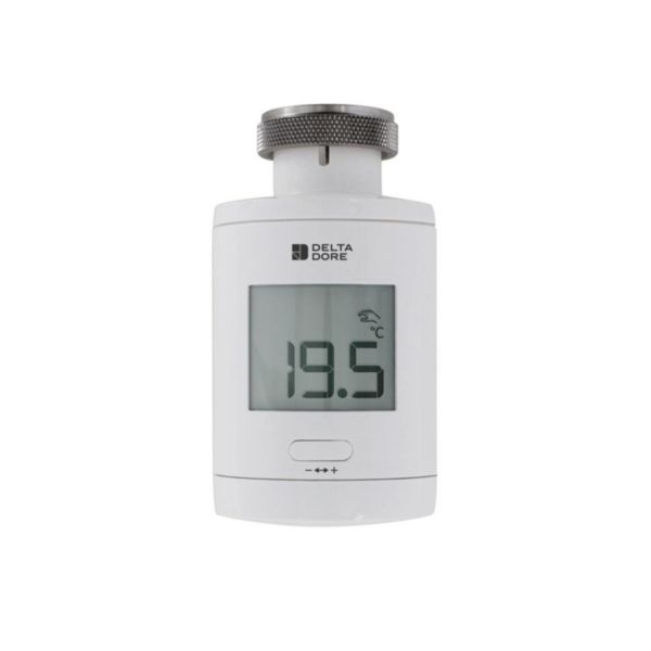 Image principale de Tête thermostatique intelligente pour radiateur eau chaude connectique M30x1.5. Réf TRV 1.0 Réf : 6050648