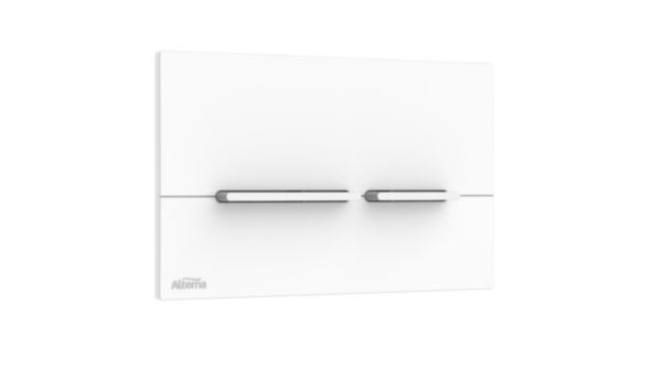 Plaque de commande Alterna Design pour bâti-support autoportant Concerto 2 - blanc