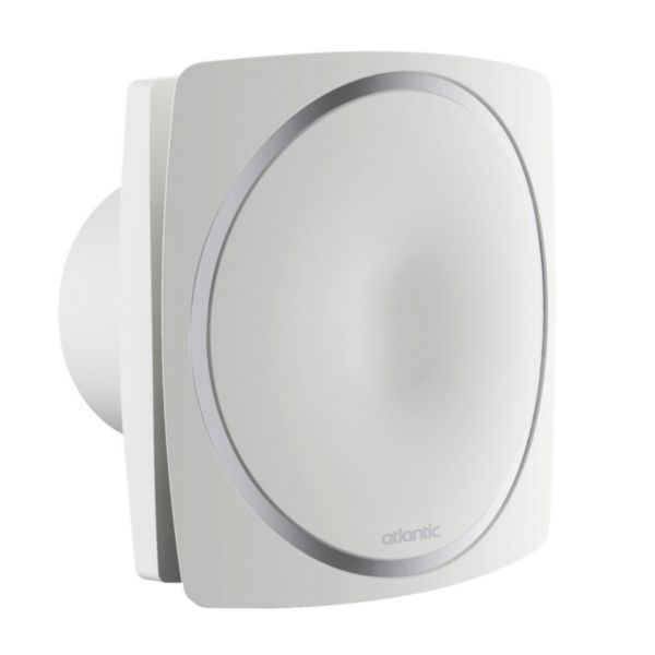 Extracteur individuel CURV Genius 100 ih pour salle de bains et pièce à fort taux d'humidité - diamètre 100 mm - débits 20/50 m3/h Réf. 123239