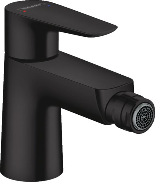 Talis E mitigeur de bidet avec tirette et vidage - finition noir mat Réf. 71720670