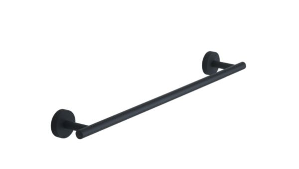 Porte serviettes Eros à fixer longueur 45 cm finition noir Réf. 23211445