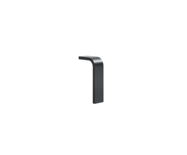 Pieds pour meuble sous-vasque Alterna DOMINO noirs 2 pieds
