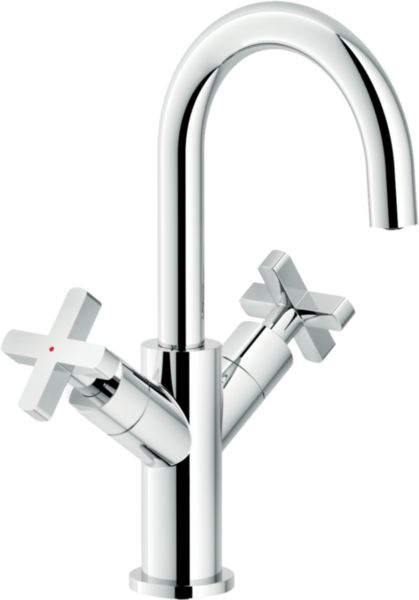 Mélangeur de lavabo Lira - finition chrome Réf. LR116218/2CR