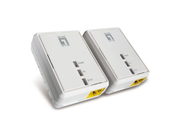 Kit de 2 adaptateurs CPL ethernet - 500 Mbps Réf. 65033