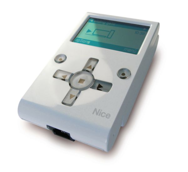 Console de programmation compatible avec logique Nice Opera - afficheur multifonctions - connexion Bus T4 incluse Réf. OVIEW