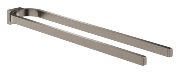 Barre porte-serviettes non pivotable Selection Hard Graphite brossé Réf. 41059AL0