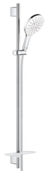 Ensemble de douche 3 jets avec barre Rainshower SmartActive 150 Blanc 26594LS0