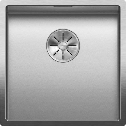 Cuve à intégrer en acier inox Durinox BLANCO CLARON 400-U 1 Cuve sans égouttoir vidage 90 mm InFino manuel et siphon couleur Durinox garantie à vie Réf. 523385