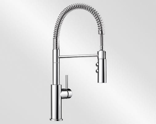 Mitigeur avec bec orientable à 360° BLANCO CATRIS-S avec douchette couleur chromé garantie 2 ans Réf. 521476