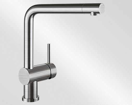 Mitigeur avec bec orientable BLANCO LINUS sans douchette couleur inox brossé garantie 2 ans Réf. 517183