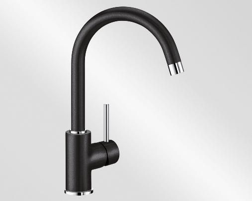 Mitigeur avec bec orientable BLANCO MIDA sans douchette couleur SILGRANIT Look anthracite garantie 2 ans Réf. 519415