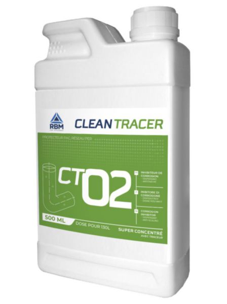 Image principale de Protecteur clean tracer ct02 pour pompe à chaleur, bidon 500ml Réf. 37980002