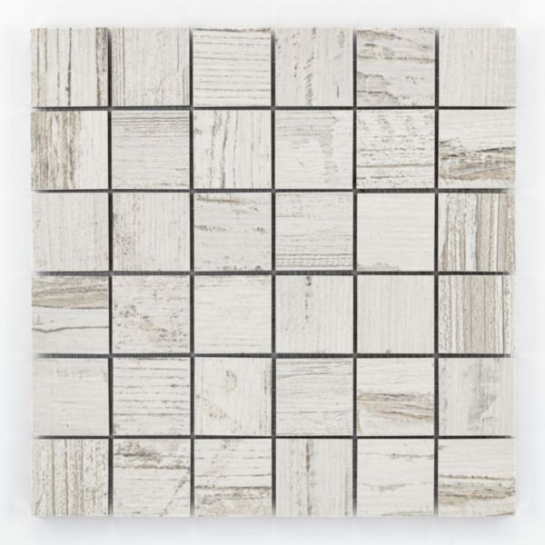 Grès cérame Barwolf Beachhouse light white mosaïque 4,8 x 4,8 cm Réf. 29,8 x 29,8 cmKEG-20035