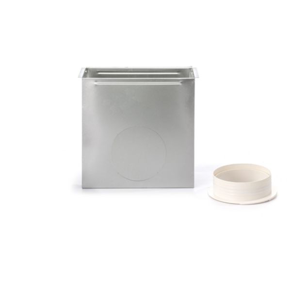 Plenum soufflage acier pour grille lineaire de 300x150 mm Réf. PLGSL300X150