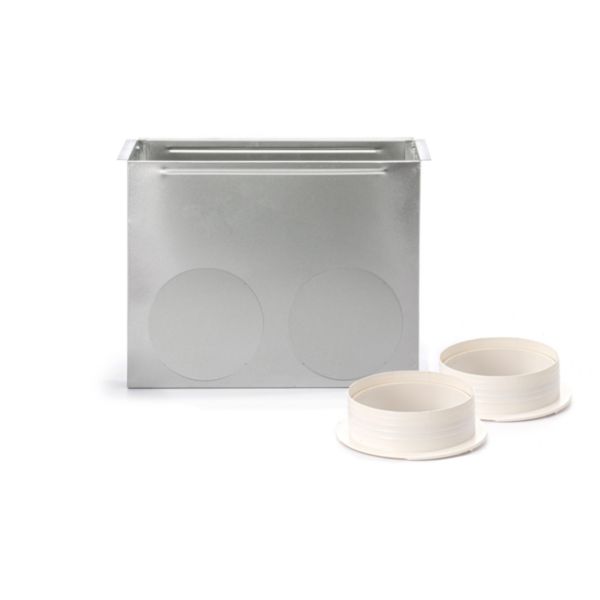 Plenum soufflage acier pour grille lineaire de 500x150 mm Réf. PLGSL500X150