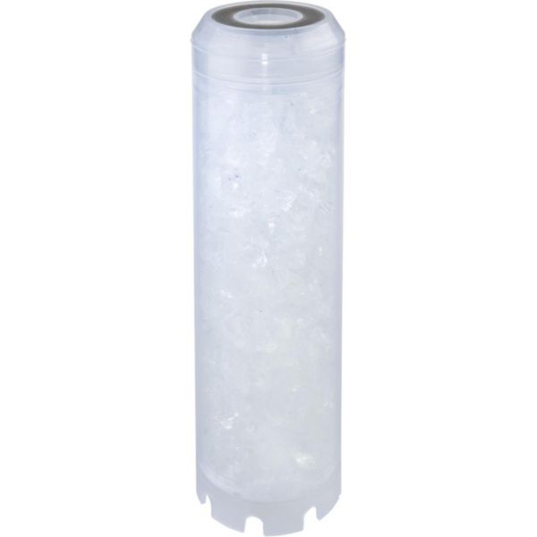 Cartouche HA20-BX pour filtre BX 20" - Traitement anti-calcaire par cristaux de polyphosphate - Débit conseillé 2800 L/h - Température max 20°C - Configuration BX double joint 45 mm - Protection installations - Eau froide