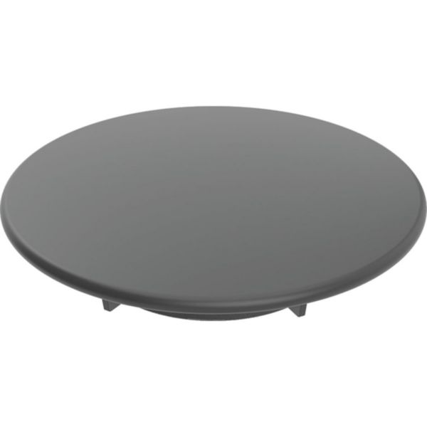 Cache bonde Geberit d90, pour bonde de douche, garde d'eau 30 / 50 mm: Noir mat