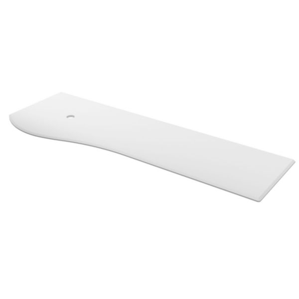Plan de toilette MAM 1500 Blanc Mat dimensions mm: largeur 1500 x hauteur 12 x profondeur 500 Sur mesure Réf. 91127 SALGAR