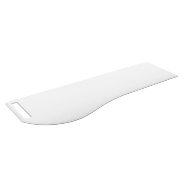 Plan de toilette MAM 1600 Blanc Mat dimensions mm: largeur 1600 x hauteur 12 x profondeur 450 Sur mesure Réf. 91129 SALGAR