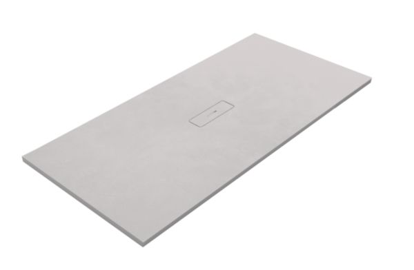 Receveur de douche extra-plat Arq finition Ciment 100x200cm Cement, mat Kr