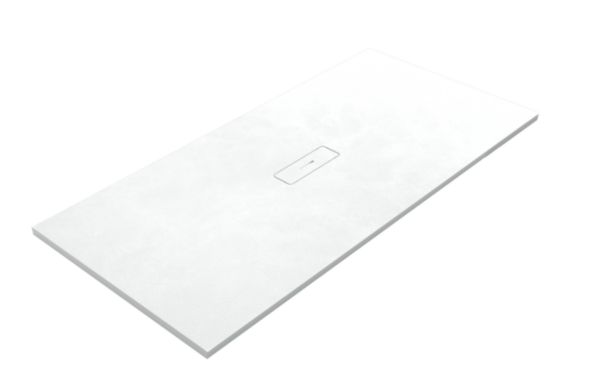 Receveur de douche extra-plat Arq finition Ciment 90x110cm Bianco, mat Kr