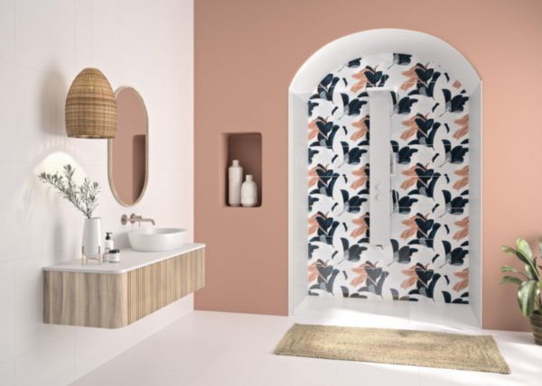 Panneau mural Kinewall Design 3 mm 150x202 faïence guava