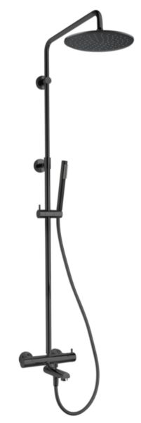 Colonne de douche bain douche thermostatique cox pvd noir mat