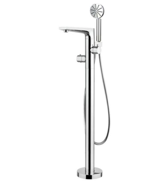 Colonne b/d thermostatique ilôt par le sol addict chrome