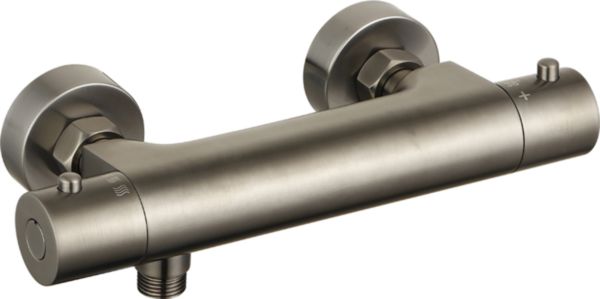 Mitigeur douche thermostatique ortence pvd gun metal
