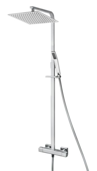 Colonne de douche thermostatique plaza chrome